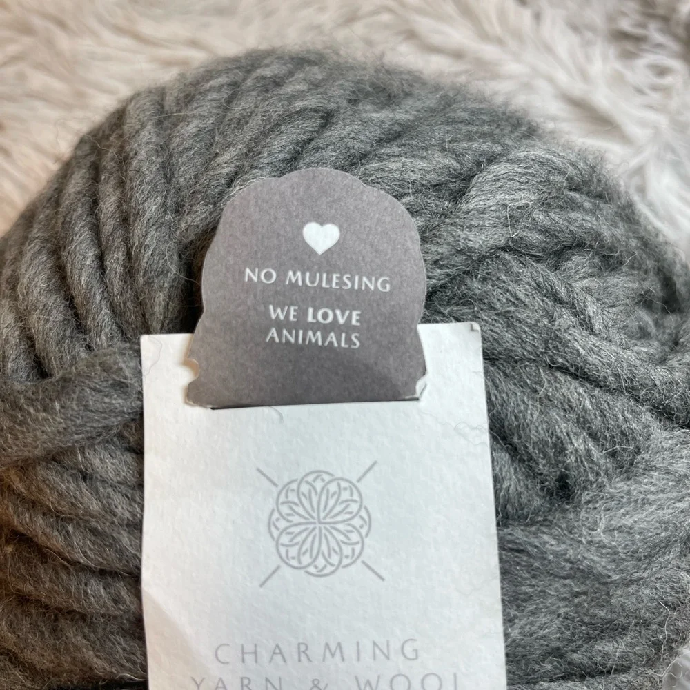 ⭐️Gedifra Perulana Wool Yarn, gray, 00504, 100 grams, 50 m